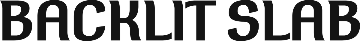 BACKLIT SLAB logo